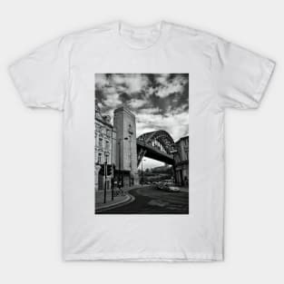 Newcastle in black and white T-Shirt